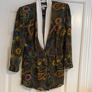 Vintage Willy’s Influence  Women's Jacket with White Trim Sz 12